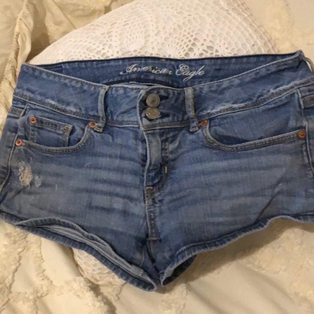 America Eagle denim shorts